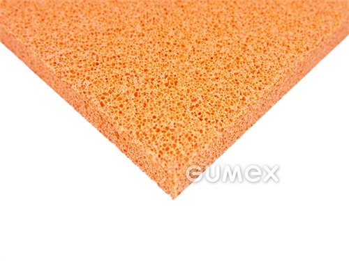 GERANIOCELL GE 30 FINE, 5mm, Breite 800mm, FDA, Dichte 300kg/m3, NR, -40°C/+80°C, orange, 